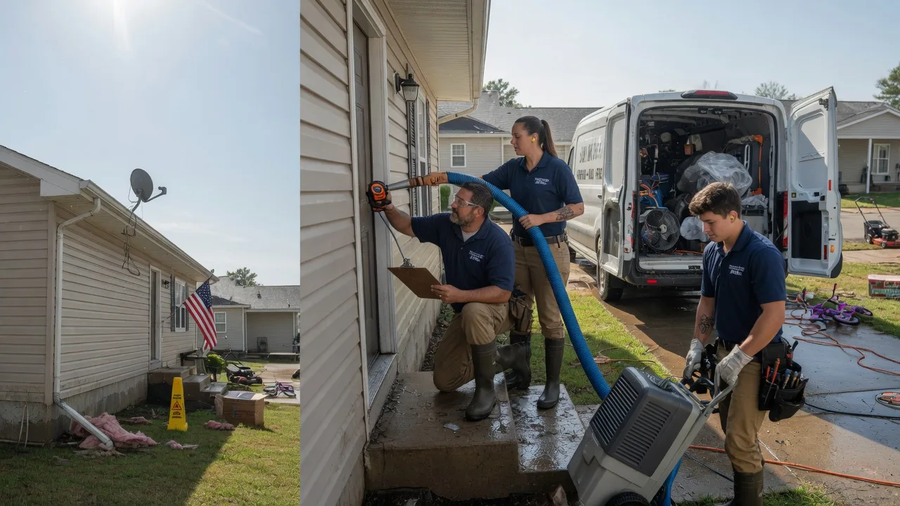 Ceiling Water Damage Restoration in Avon, SD near me